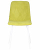 Стул обеденный DOBRIN CHILLY ROMBO, Лайм Simple 14, основание белый