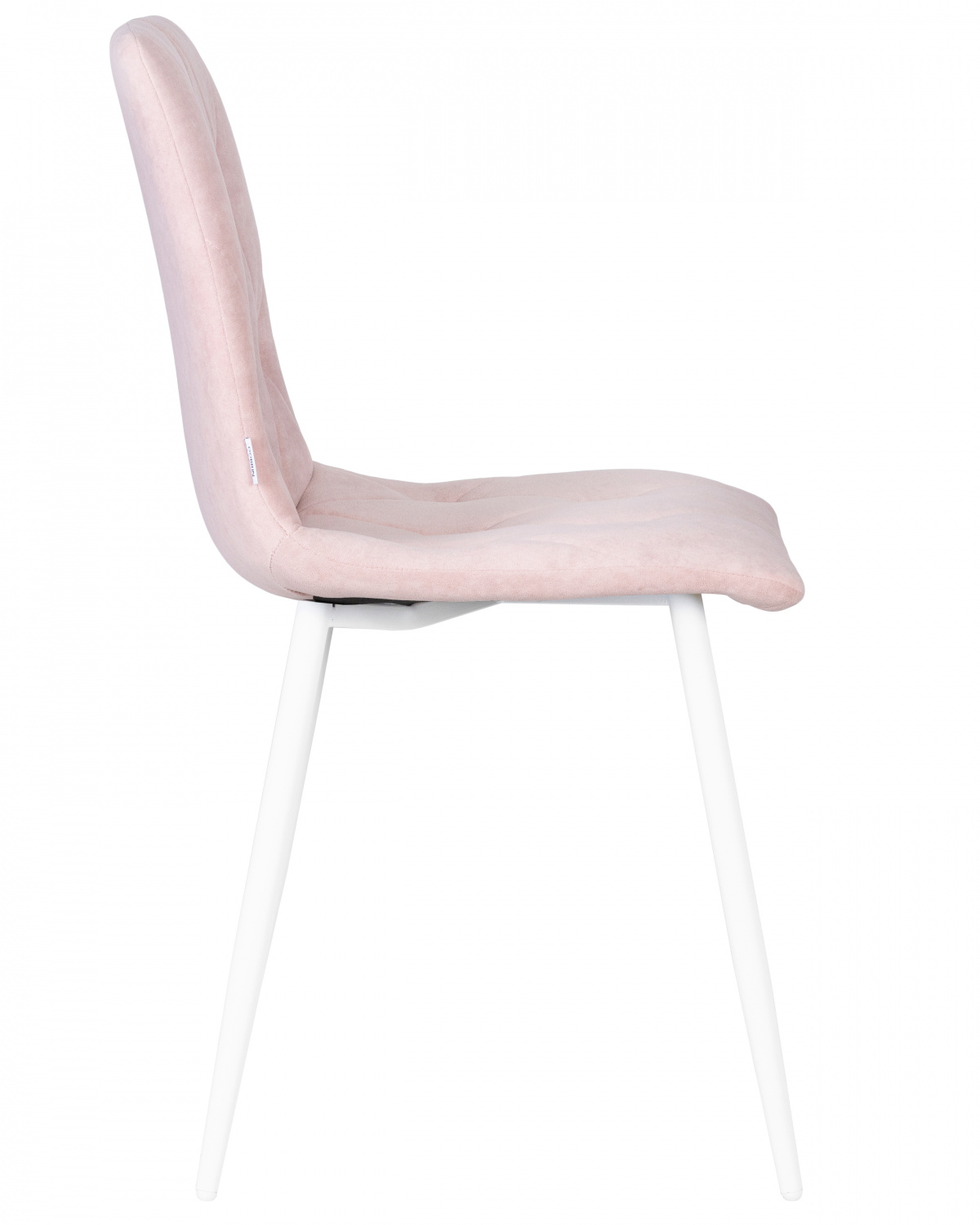 Стул обеденный DOBRIN CHILLY ROMBO, Розовый Simple 03, основание белый