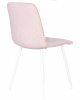 Стул обеденный DOBRIN CHILLY ROMBO, Розовый Simple 03, основание белый