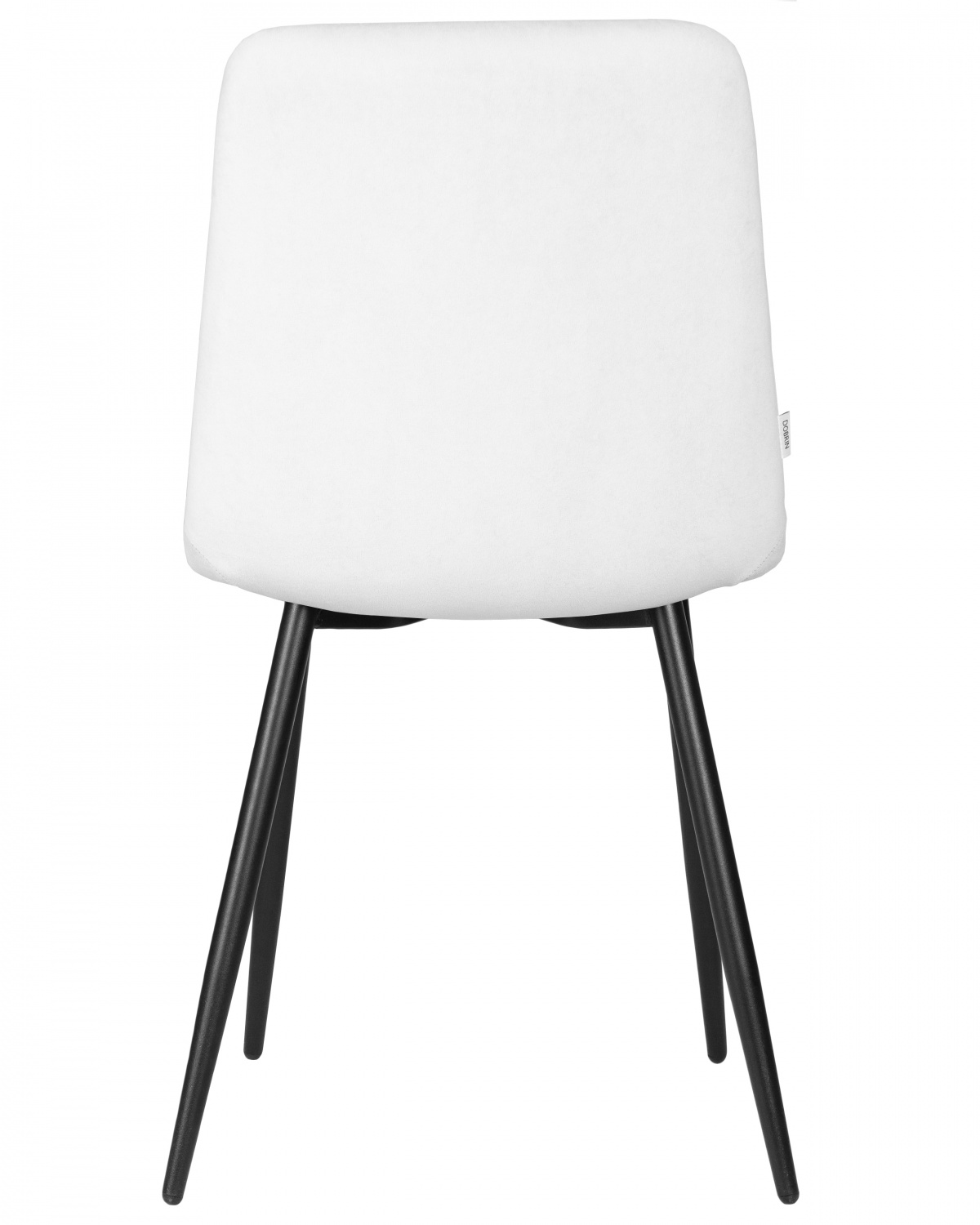 Стул обеденный DOBRIN CHILLY ROMBO, Светло-серый Simple 29, основание черный