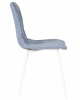 Стул обеденный DOBRIN CHILLY ROMBO, Серо-голубой Simple 26, основание белый