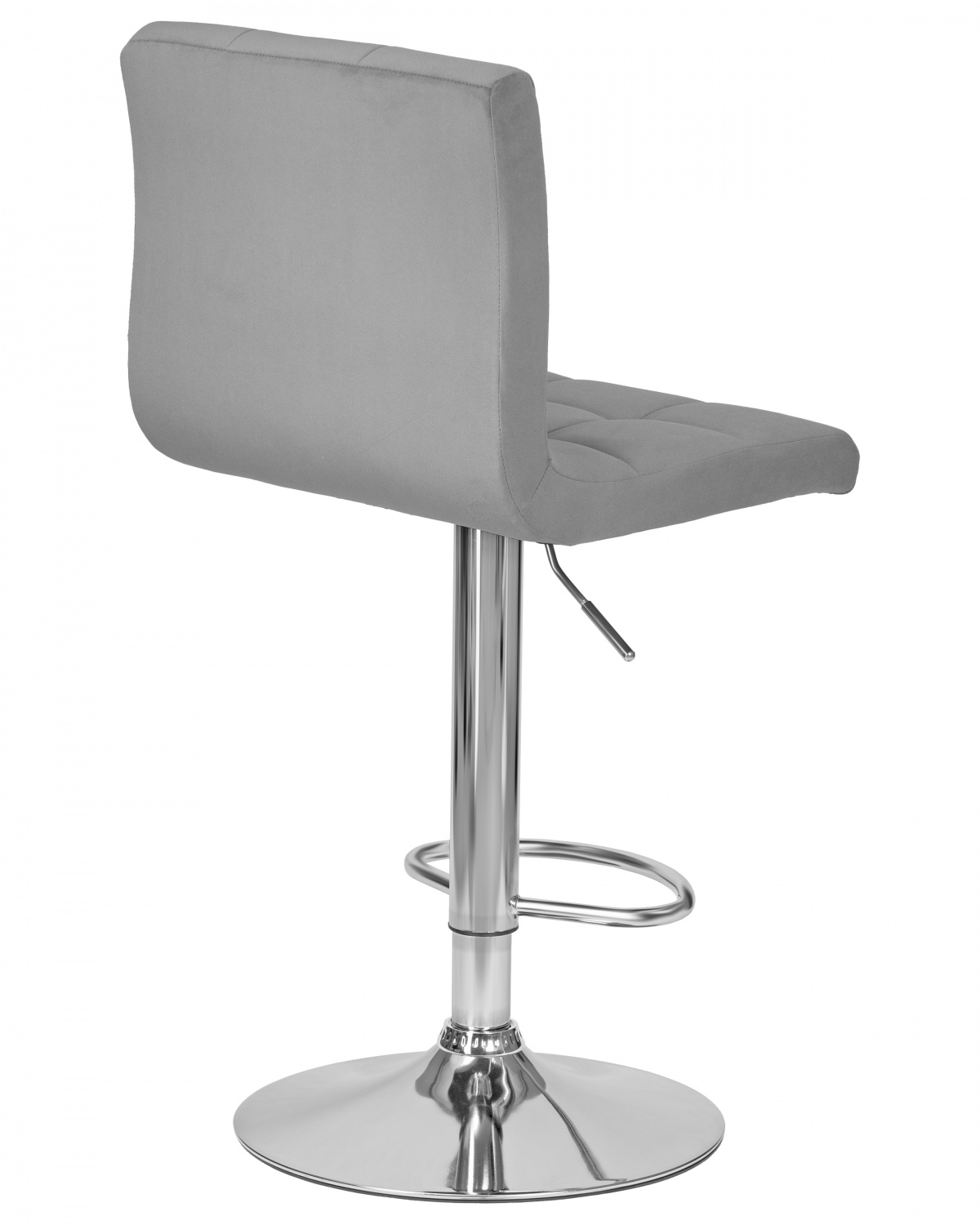 Стул барный DOBRIN CANDY, серый велюр (MJ9-75)