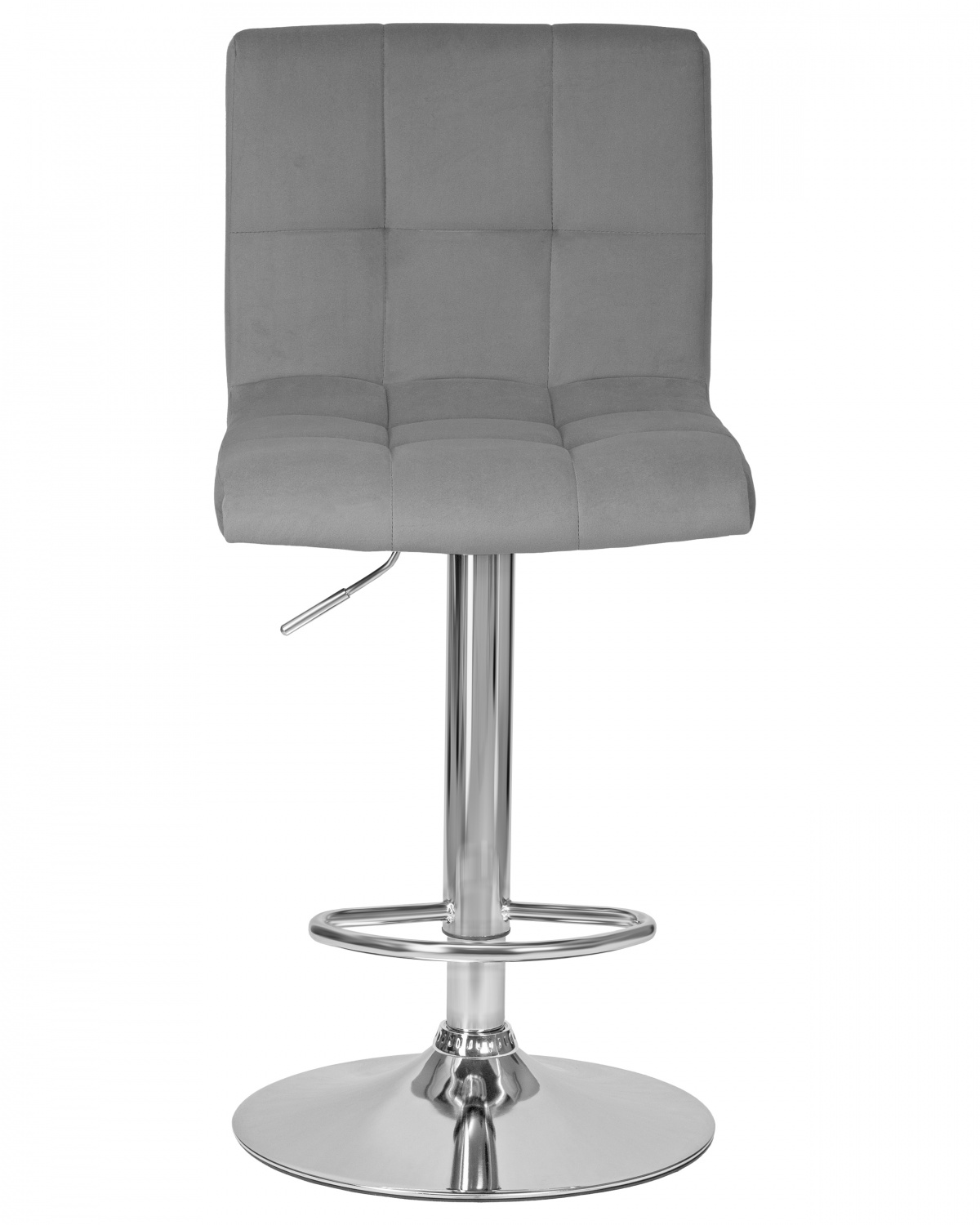 Стул барный DOBRIN CANDY, серый велюр (MJ9-75)