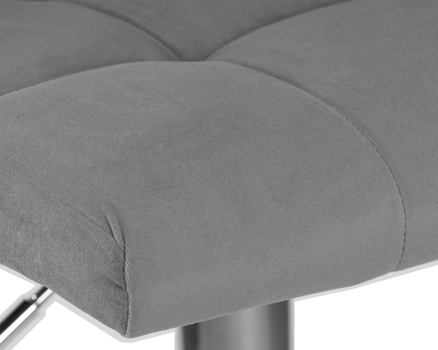 Стул барный DOBRIN CANDY, серый велюр (MJ9-75)