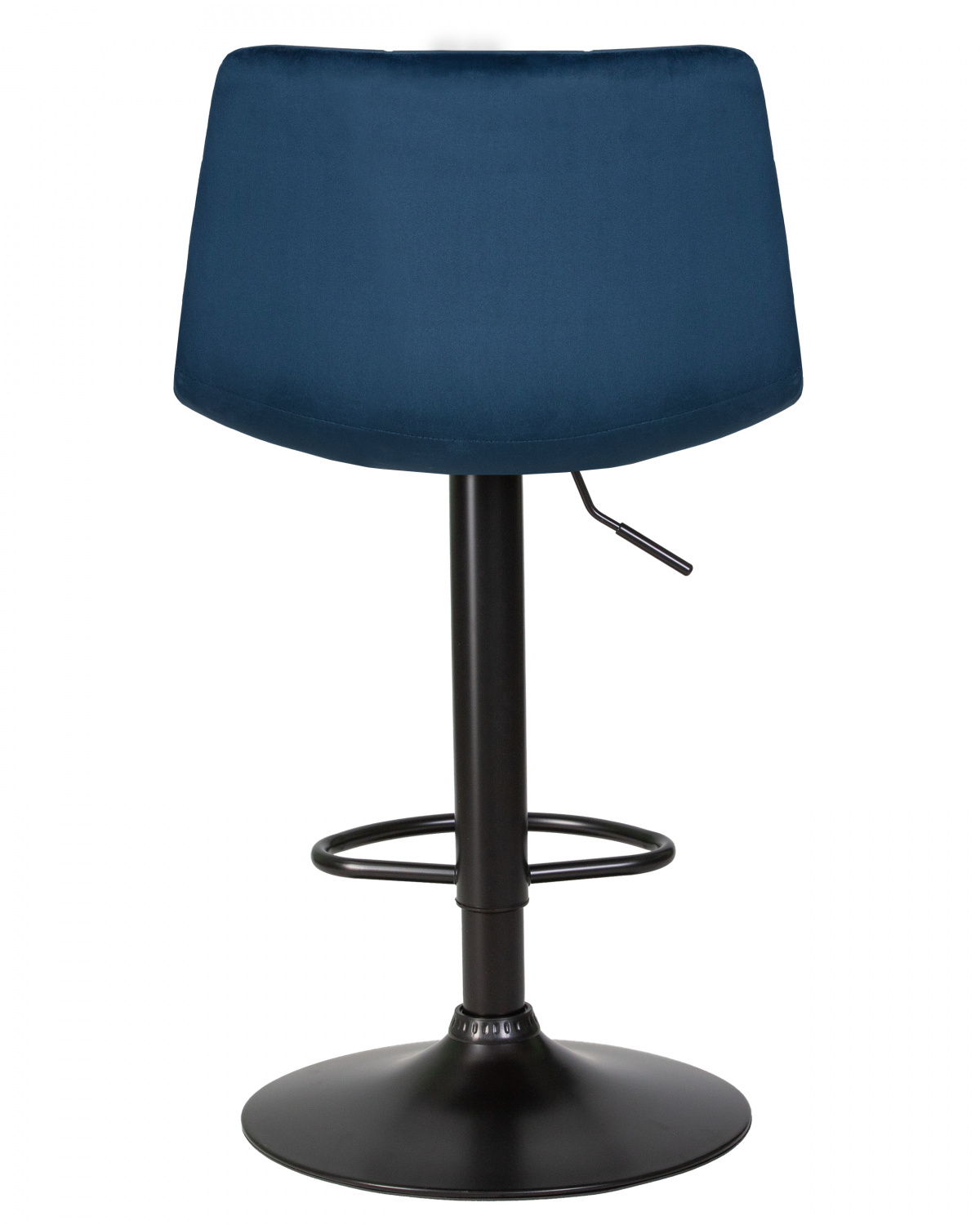 Стул барный DOBRIN TAILOR BLACK, синий велюр (MJ9-117)