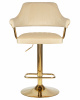 Стул барный DOBRIN CHARLY GOLD, бежевый велюр (MJ9-10)