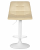 Стул барный DOBRIN TAILOR WHITE, бежевый велюр (MJ9-10)