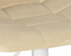 Стул барный DOBRIN TAILOR WHITE, бежевый велюр (MJ9-10)