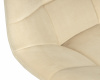 Стул барный DOBRIN TAILOR WHITE, бежевый велюр (MJ9-10)