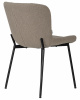 Стул обеденный DOBRIN MILO, черные ножки, бежевый букле (UF992-04)