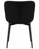 Стул обеденный DOBRIN MILO, черные ножки, черный букле (UF992-12)