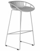 Стул барный DOBRIN FRANK, светло-серый