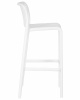 Стул барный DOBRIN CHLOE BAR, белый