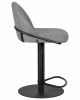 Стул барный DOBRIN OLIVER, серая ткань (FLY1347-17)