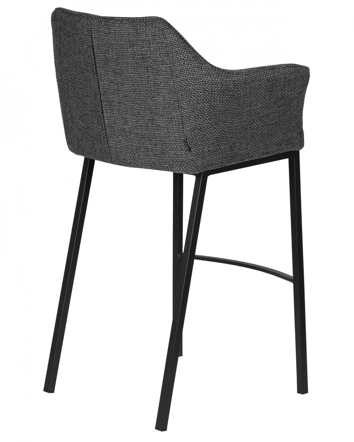 Стул барный DOBRIN LUCAS, серая ткань (F-22)