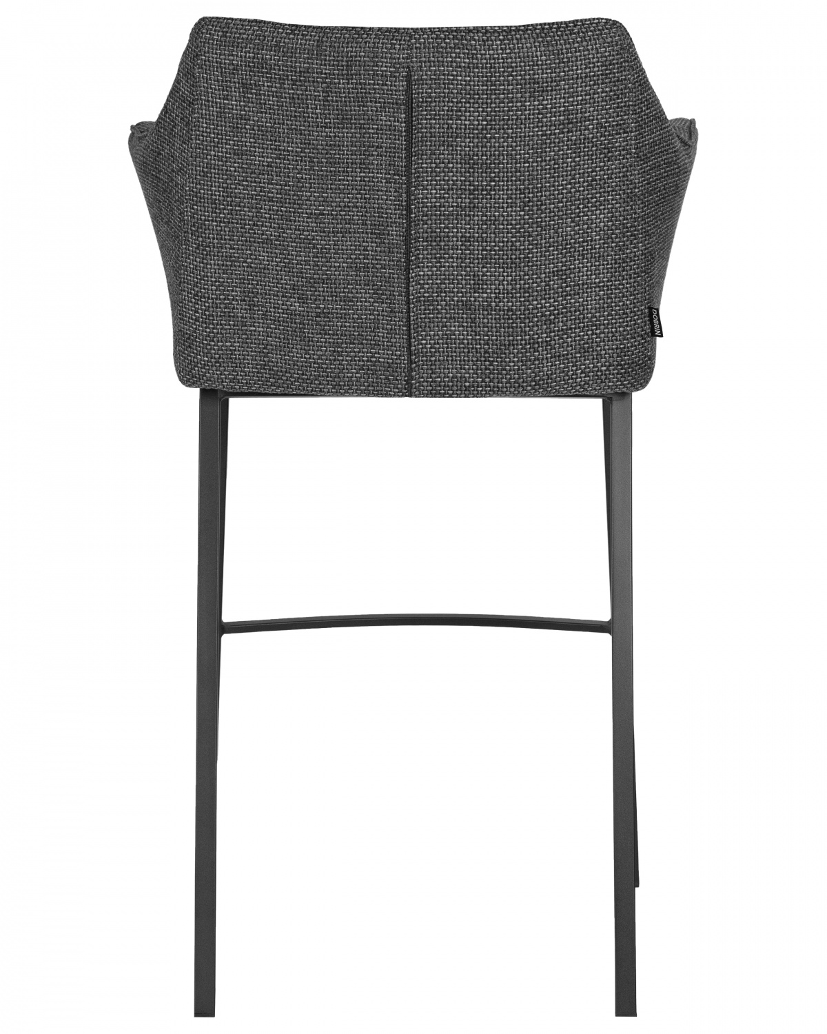 Стул барный DOBRIN LUCAS, серая ткань (F-22)