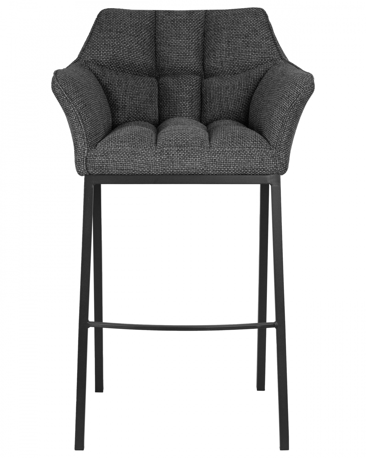 Стул барный DOBRIN LUCAS, серая ткань (F-22)