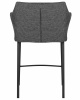 Стул полубарный DOBRIN LUCAS COUNTER, серая ткань (F-22)