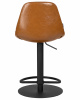 Стул барный DOBRIN ROME, коричневый винтажный PU (MS09)
