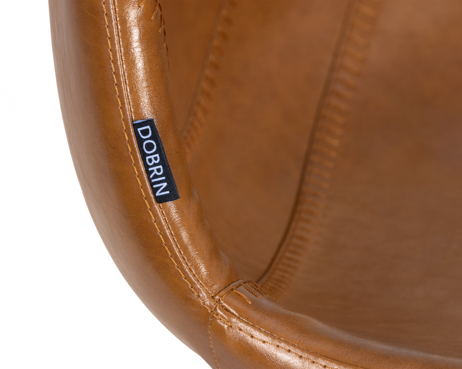 Стул барный DOBRIN ROME, коричневый винтажный PU (MS09)