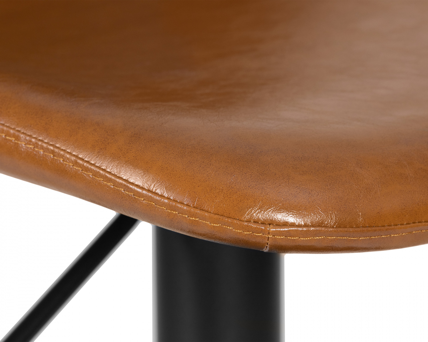 Стул барный DOBRIN ROME, коричневый винтажный PU (MS09)