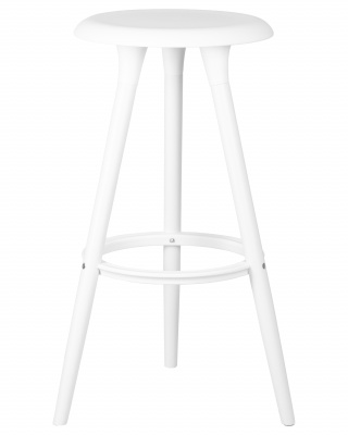 Табурет барный DOBRIN ROYCE WHITE, белый (W-02)