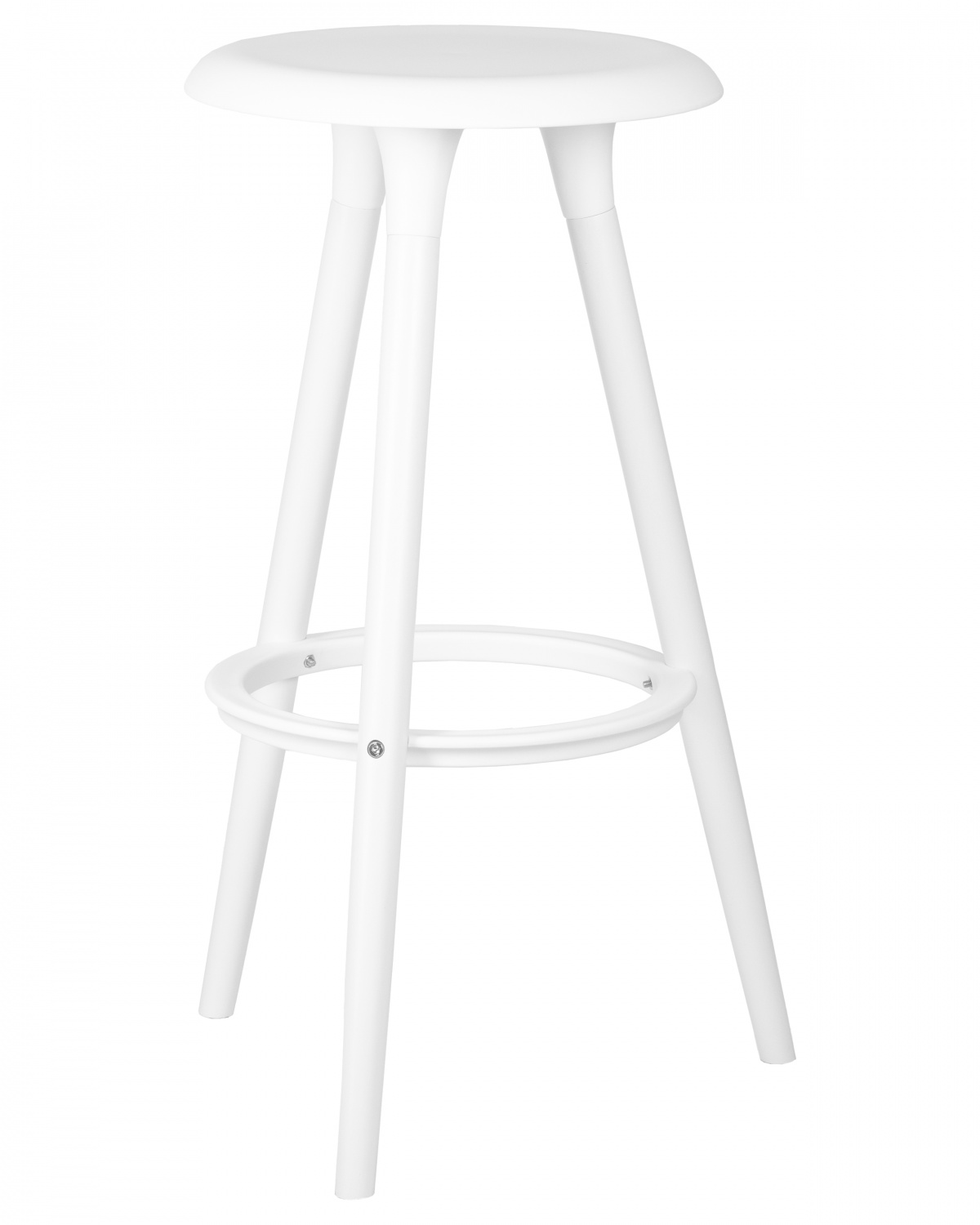 Табурет барный DOBRIN ROYCE WHITE, белый (W-02)