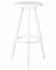 Табурет барный DOBRIN ROYCE WHITE, белый (W-02)