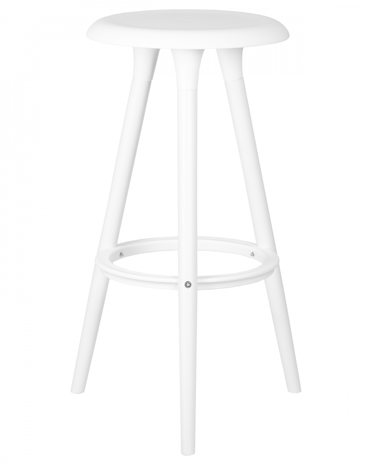 Табурет барный DOBRIN ROYCE WHITE, белый (W-02)