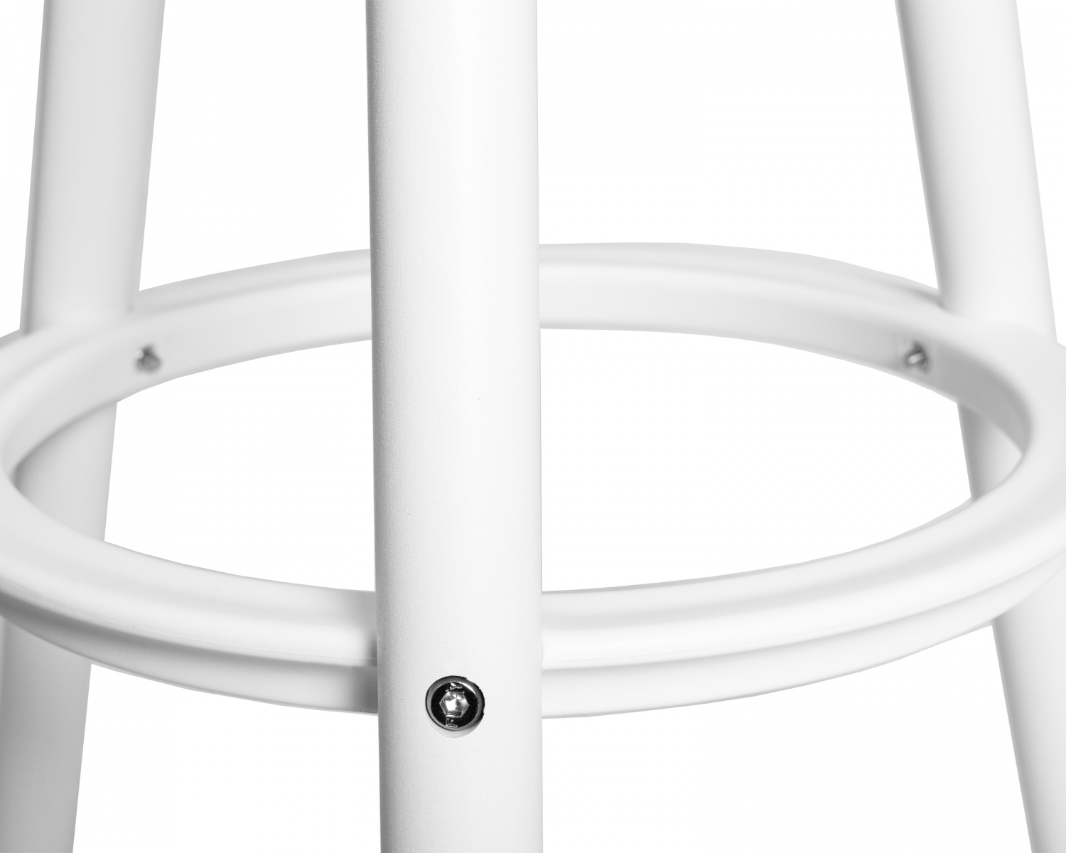 Табурет барный DOBRIN ROYCE WHITE, белый (W-02)