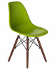 Стул обеденный LMZL-PP623, ножки тёмный бук, цвет сиденья салатовый