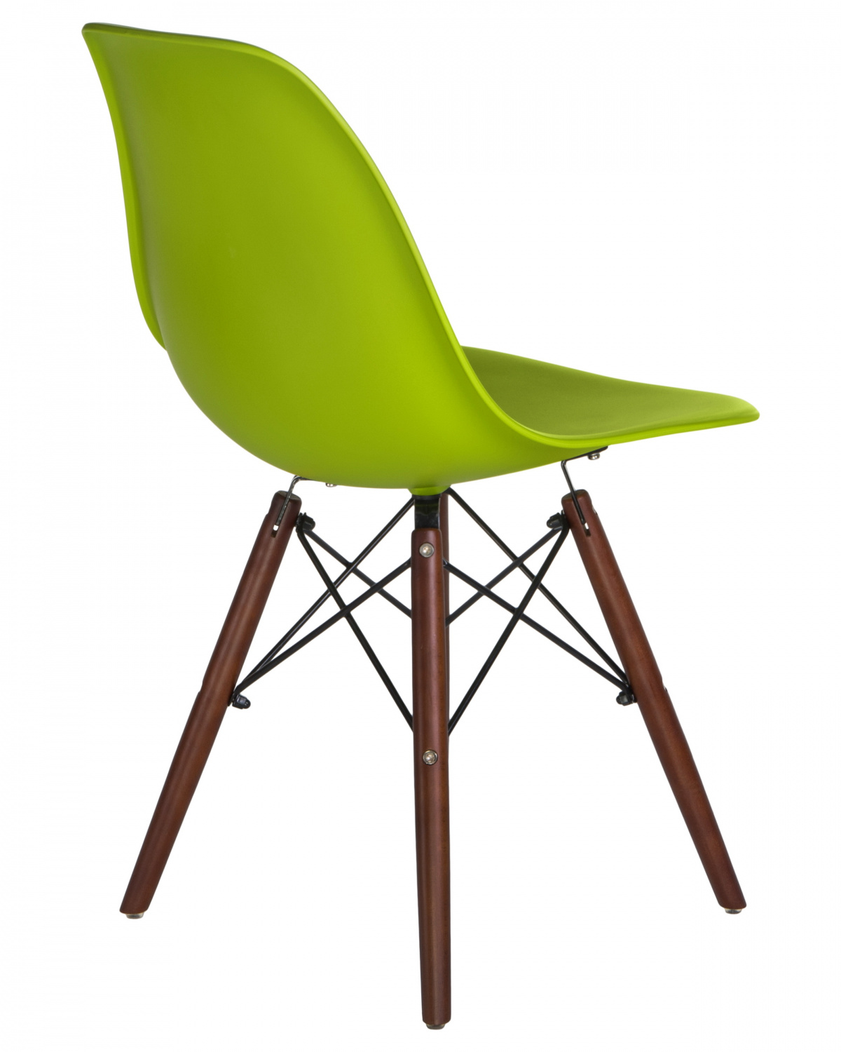 Стул обеденный LMZL-PP623, ножки тёмный бук, цвет сиденья салатовый