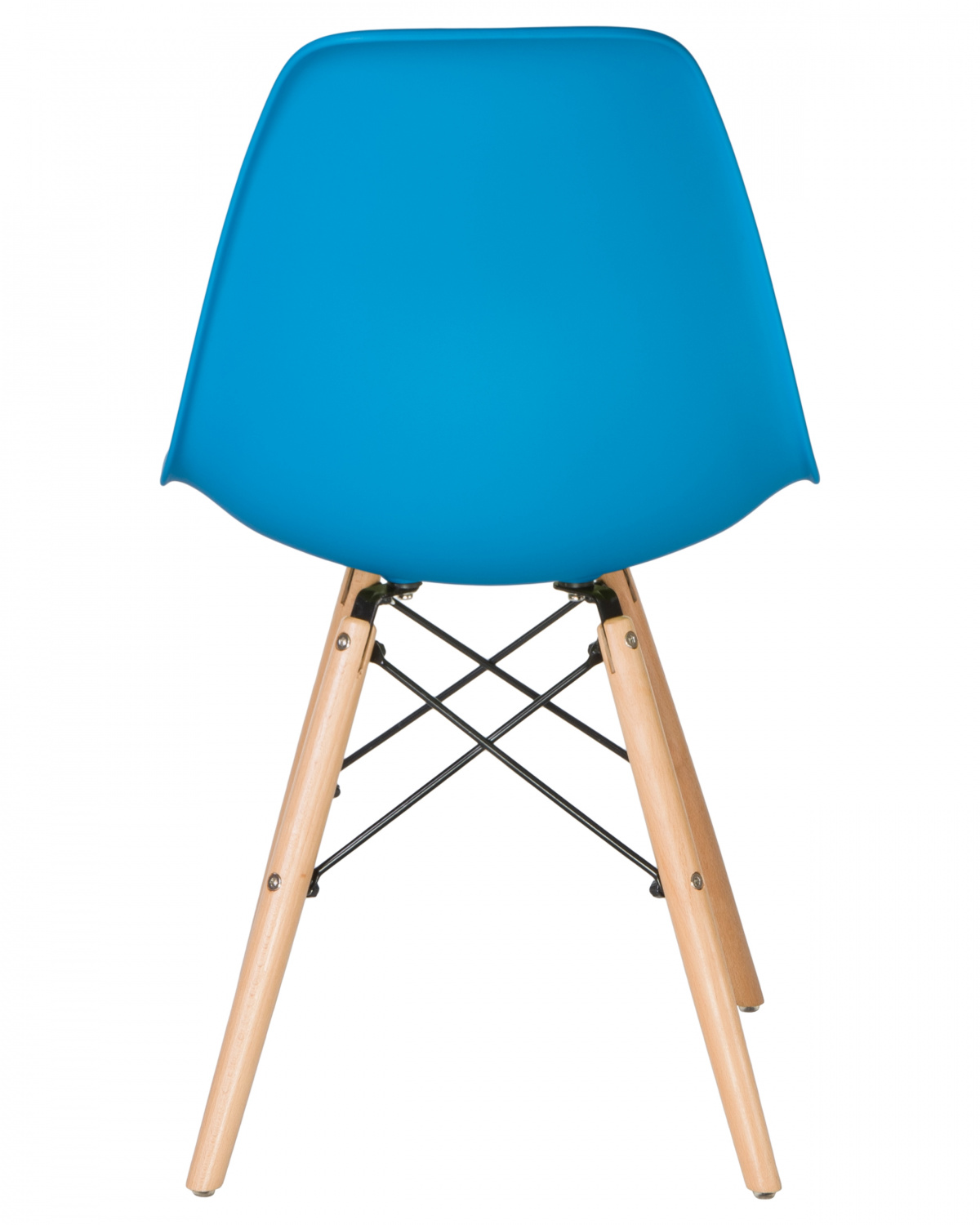 Стул обеденный LMZL-PP623, ножки светлый бук, цвет сиденья голубой