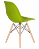 Стул обеденный LMZL-PP623, ножки светлый бук, цвет сиденья салатовый