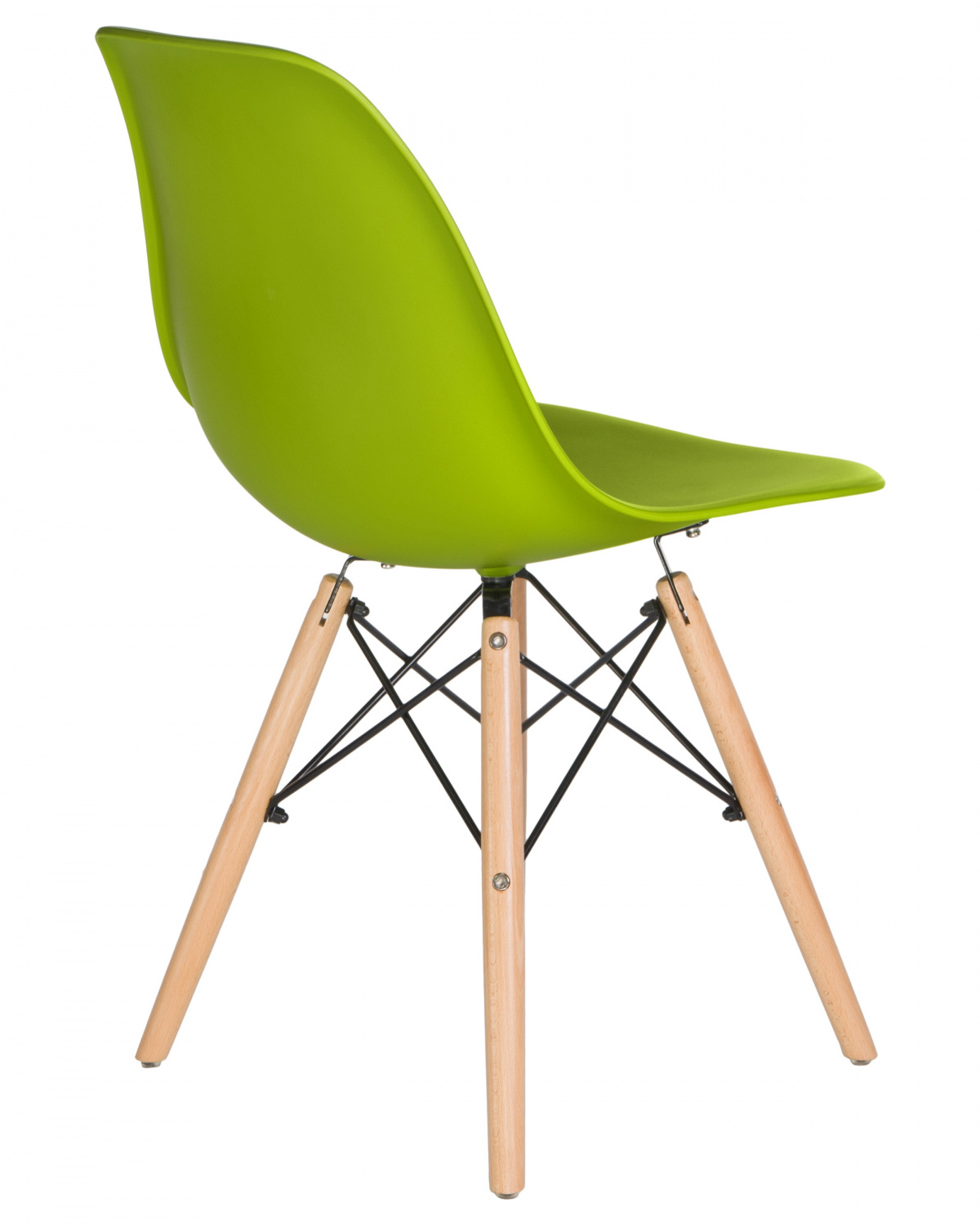 Стул обеденный LMZL-PP623, ножки светлый бук, цвет сиденья салатовый