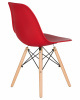 Стул обеденный LMZL-PP623, ножки светлый бук, цвет сиденья красный