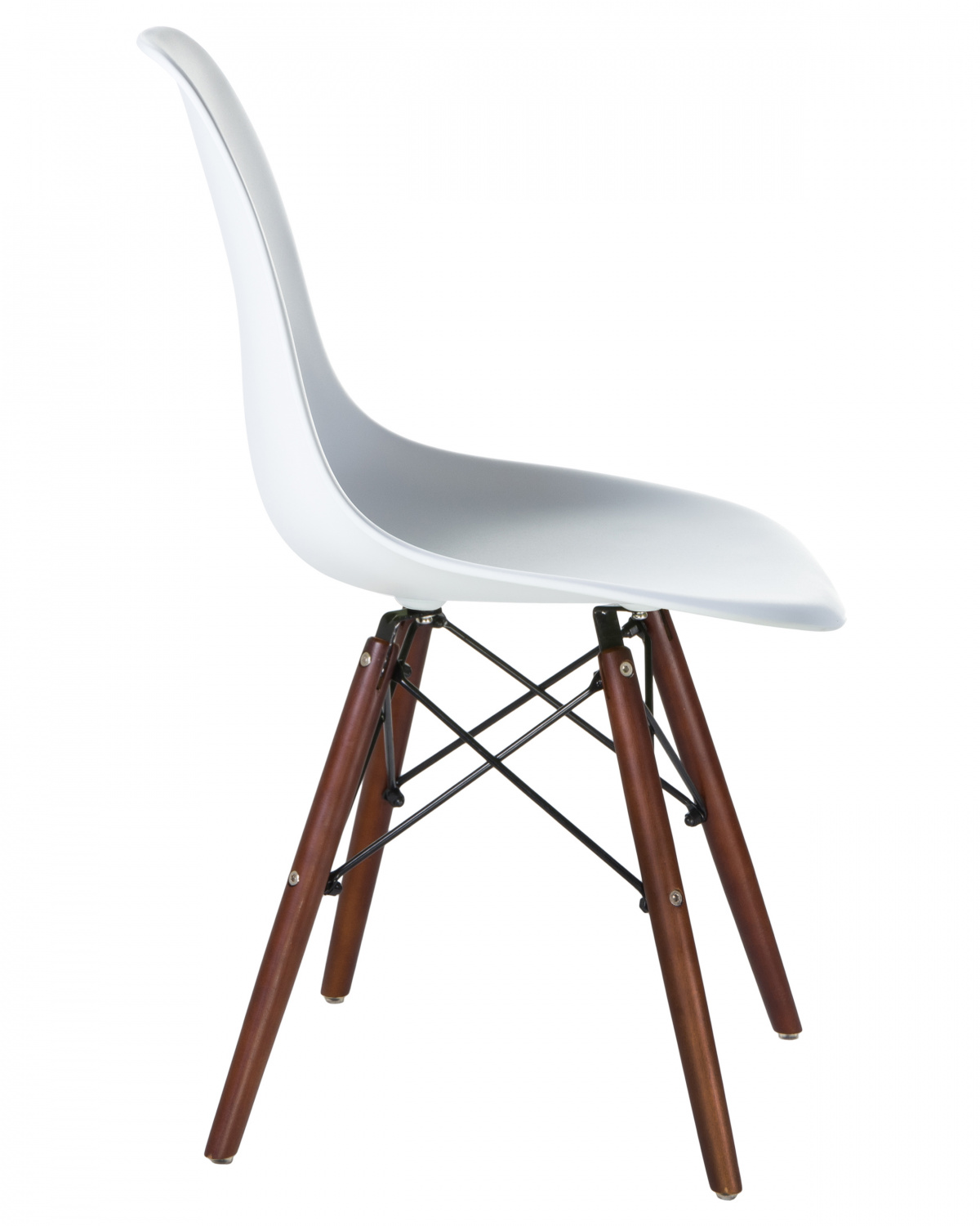 Стул обеденный LMZL-PP623, ножки тёмный бук, цвет сиденья белый