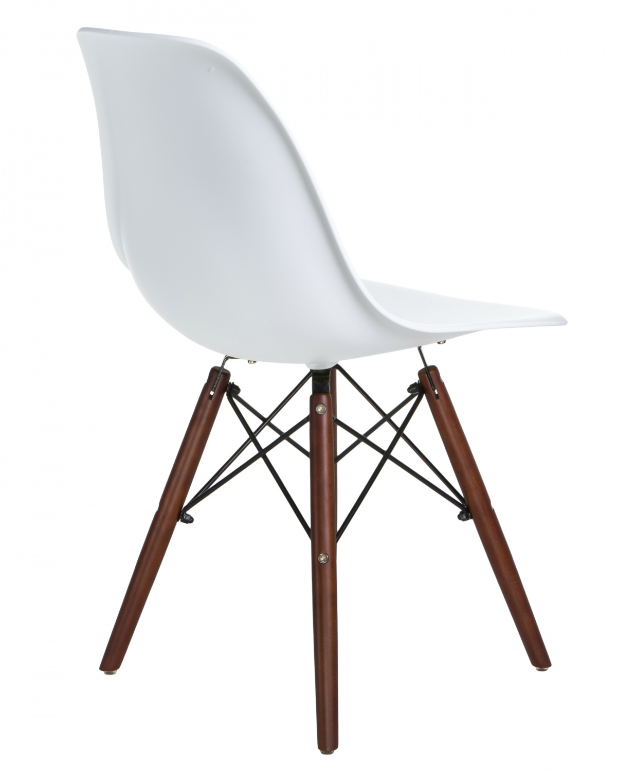 Стул обеденный LMZL-PP623, ножки тёмный бук, цвет сиденья белый