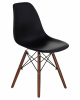 Стул обеденный LMZL-PP623, ножки тёмный бук, цвет сиденья чёрный
