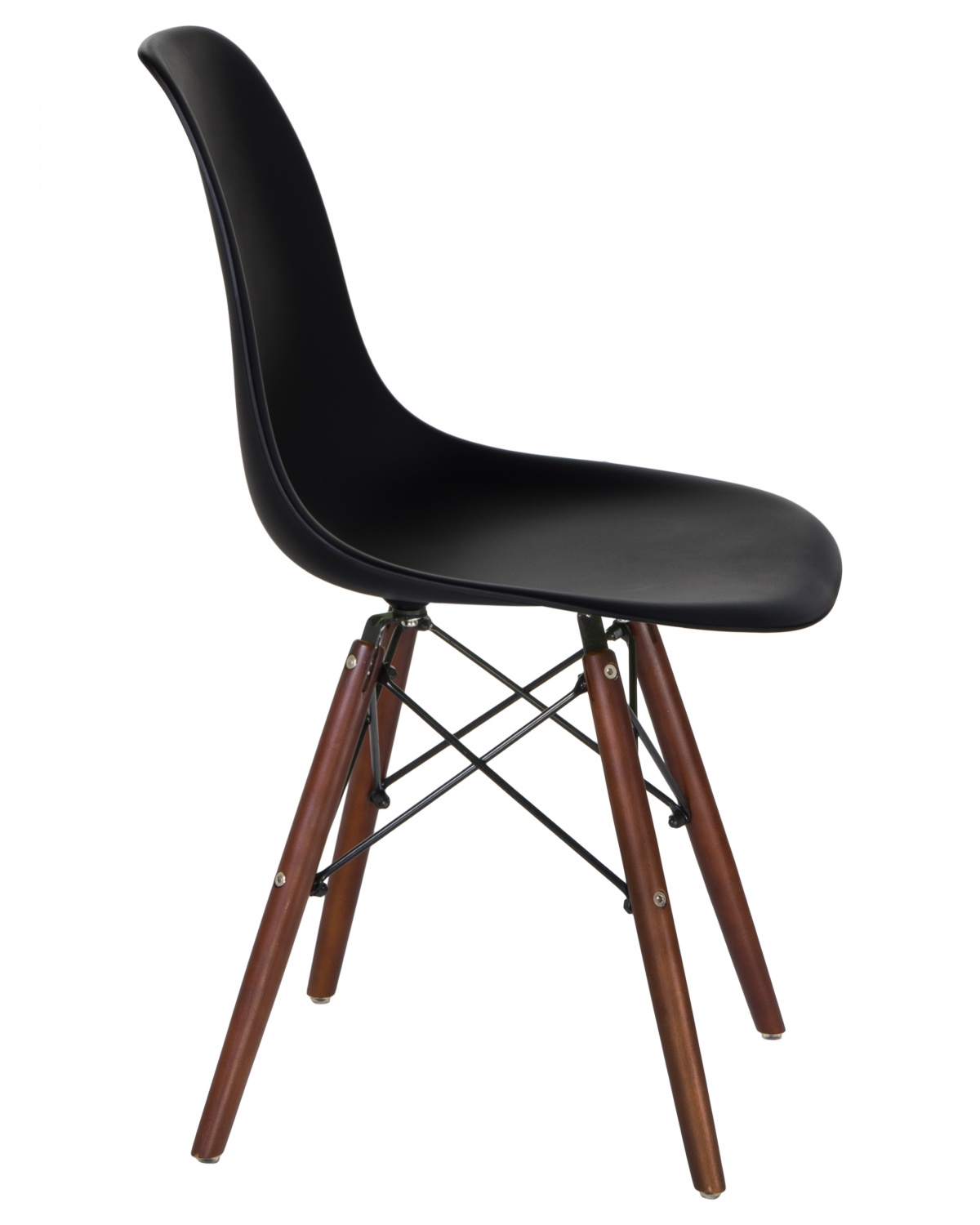 Стул обеденный LMZL-PP623, ножки тёмный бук, цвет сиденья чёрный