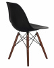 Стул обеденный LMZL-PP623, ножки тёмный бук, цвет сиденья чёрный