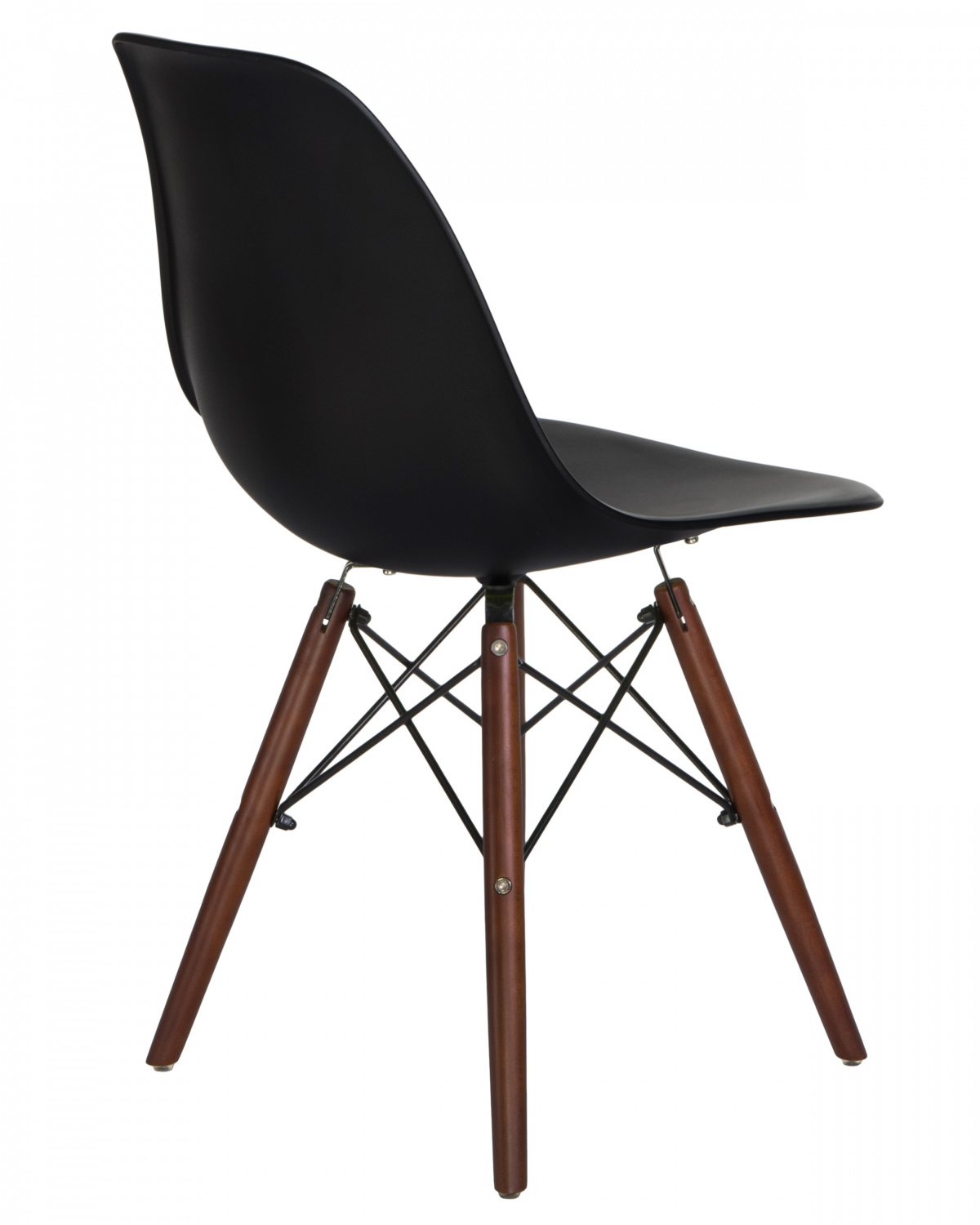 Стул обеденный LMZL-PP623, ножки тёмный бук, цвет сиденья чёрный