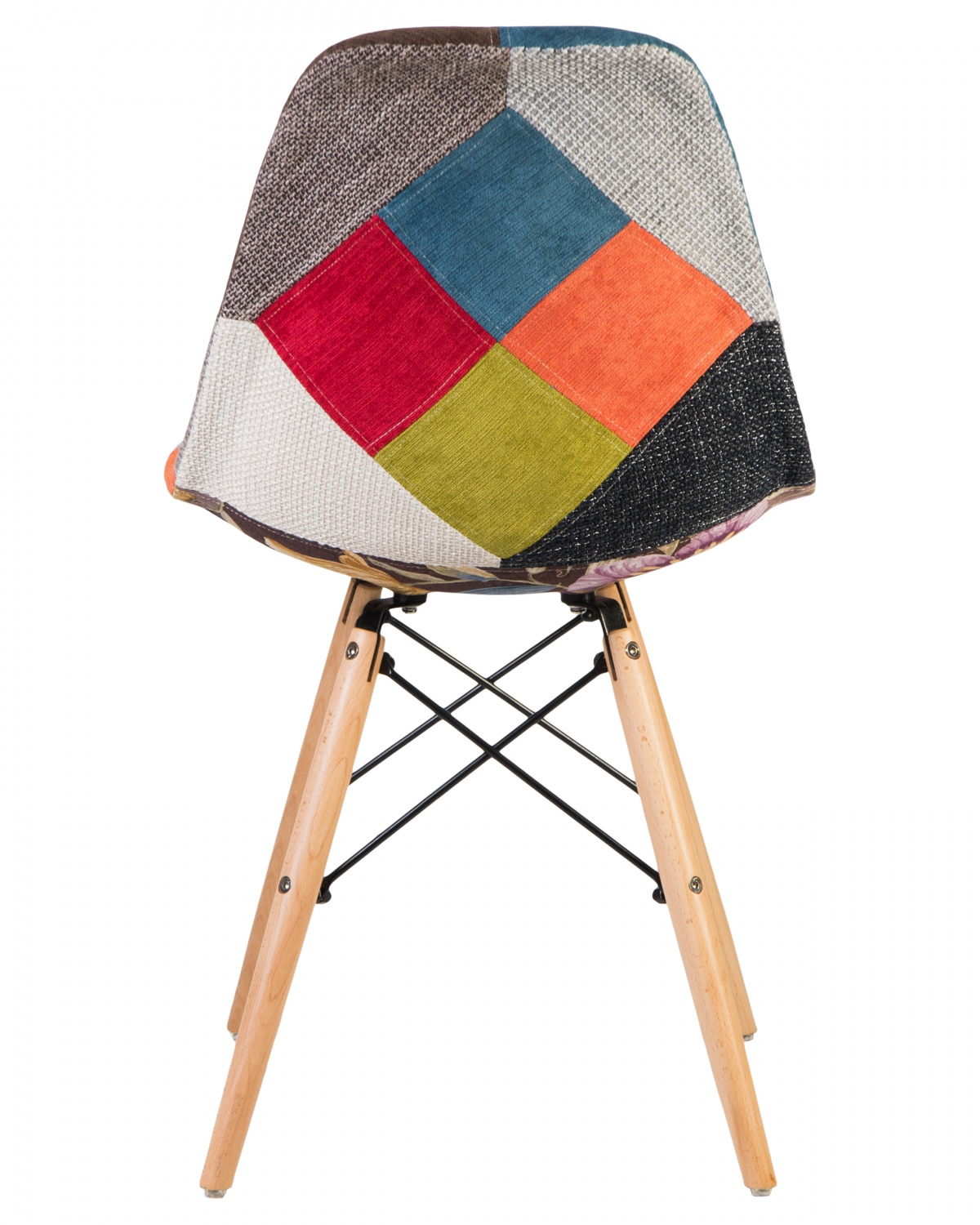 Стул обеденный LMZL-PP623, ножки светлый бук, цвет сиденья мозаика