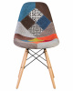 Стул обеденный LMZL-PP623, ножки светлый бук, цвет сиденья мозаика