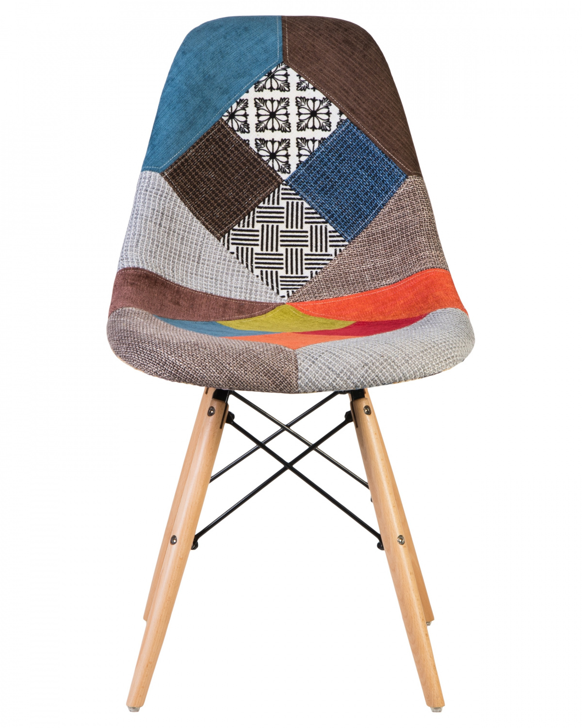 Стул обеденный LMZL-PP623, ножки светлый бук, цвет сиденья мозаика