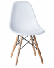 Стул обеденный LMZL-PP623, ножки светлый бук, цвет сиденья белый