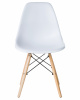 Стул обеденный LMZL-PP623, ножки светлый бук, цвет сиденья белый