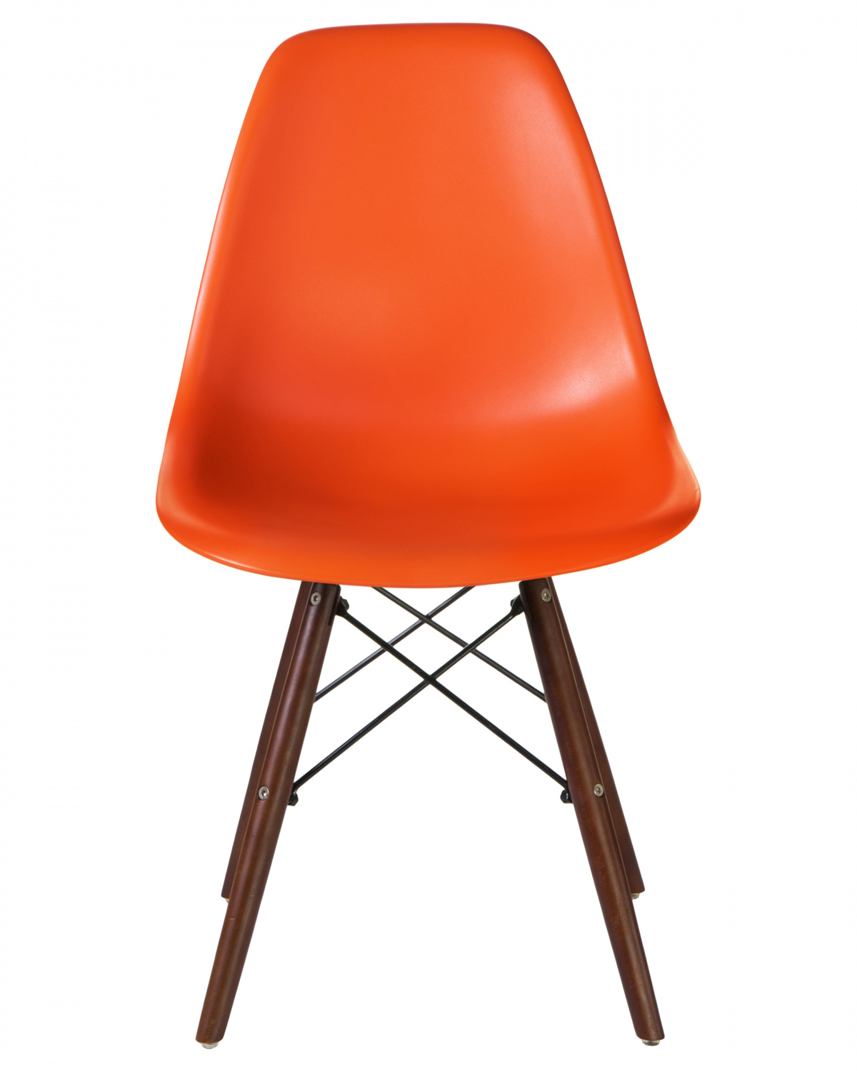 Стул обеденный LMZL-PP623, ножки тёмный бук, цвет сиденья оранжевый