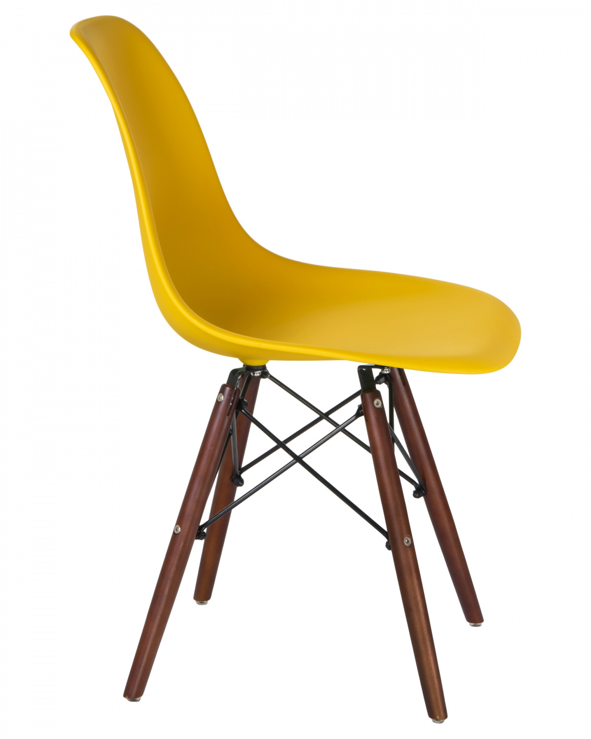 Стул обеденный LMZL-PP623, ножки тёмный бук, цвет сиденья жёлтый