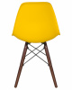 Стул обеденный LMZL-PP623, ножки тёмный бук, цвет сиденья жёлтый